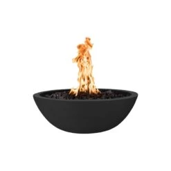 33" Sedona Gas Fire Pit Bowl 15 33" Sedona Gas Fire Pit Bowl -Grand Canyon SedonaFireBowlBlack 3