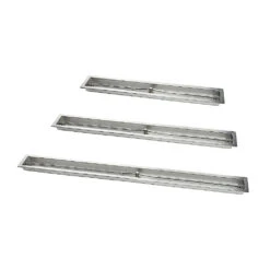 48" Stainless Steel Trough Burner With Pan