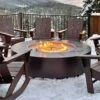 Unity Round Steel Gas Fire Pit 18" High (3 Sizes) 2 Unity Round Steel Gas Fire Pit 18" High (3 Sizes) -Grand Canyon UnityRoundSteelGasFirePit18High 3sizes