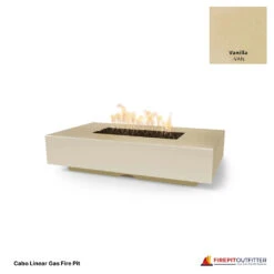 Cabo Linear Gas Fire Pit 35 Cabo Linear Gas Fire Pit -Grand Canyon Vanilla cabo linear gas fire pit