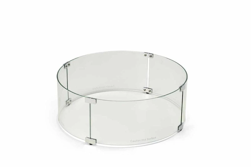Round Glass Wind Guards 3 Round Glass Wind Guards