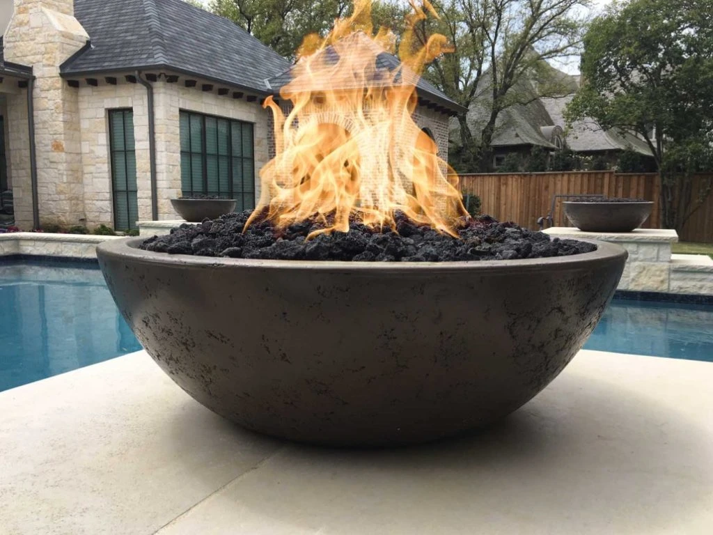 33" Sedona Gas Fire Pit Bowl 9 33" Sedona Gas Fire Pit Bowl - Image 7