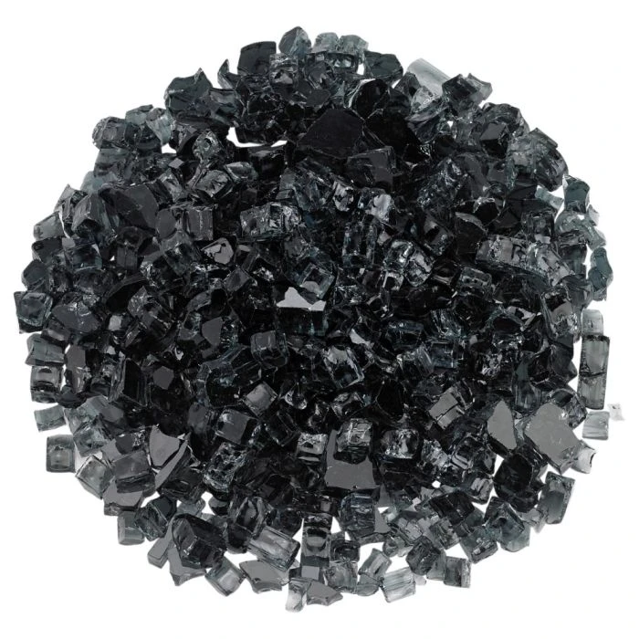 Black Fire Glass 1/2" 3 Black Fire Glass 1/2"