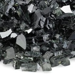 Black Reflective Fire Glass 1/4" 9 Black Reflective Fire Glass 1/4" -Grand Canyon aff blkrf 10 3