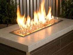 Champagne Reflective Fire Glass 1/4" 10 Champagne Reflective Fire Glass 1/4" -Grand Canyon aff chamrf 10 4