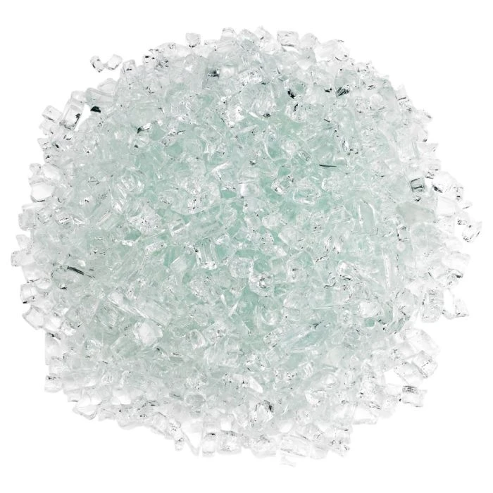 Clear Fire Glass 1/4" 3 Clear Fire Glass 1/4"