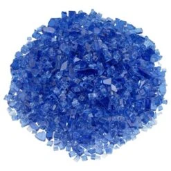 Cobalt Blue Fire Glass 1/4"