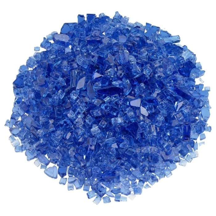 Cobalt Blue Fire Glass 1/4" 3 Cobalt Blue Fire Glass 1/4"