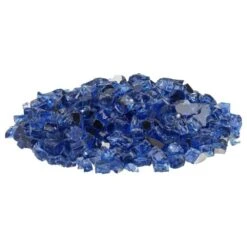 Cobalt Reflective Blue Fire Glass 1/2" 9 Cobalt Reflective Blue Fire Glass 1/2" -Grand Canyon aff coblrf12 10 4