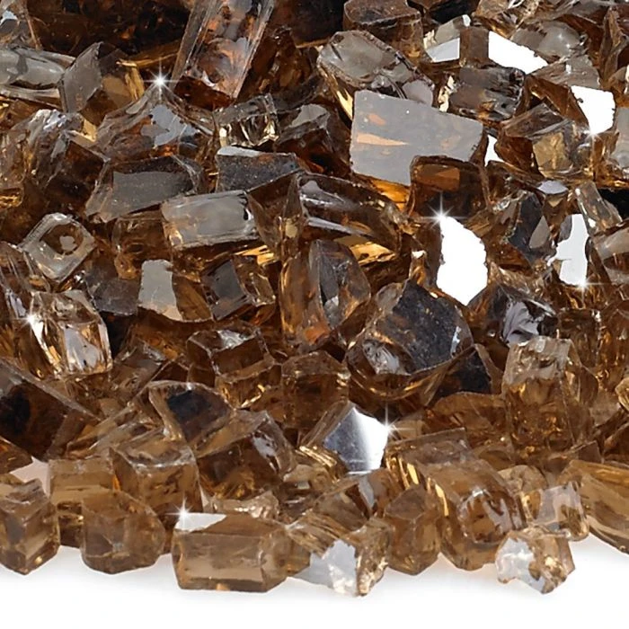 Copper Reflective Fire Glass 1/4" 4 Copper Reflective Fire Glass 1/4" - Image 2