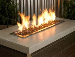 Copper Reflective Fire Glass 1/4" 10 Copper Reflective Fire Glass 1/4" -Grand Canyon aff coprf 10 4