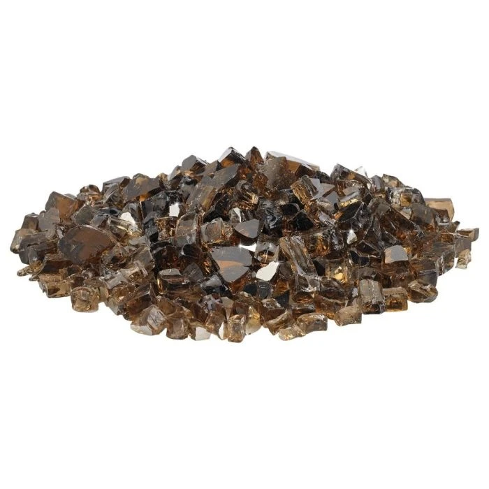 Copper Reflective Fire Glass 1/2" 4 Copper Reflective Fire Glass 1/2" - Image 2