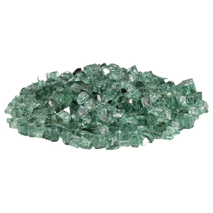 Evergreen Reflective Fire Glass 1/2" 4 Evergreen Reflective Fire Glass 1/2" - Image 2
