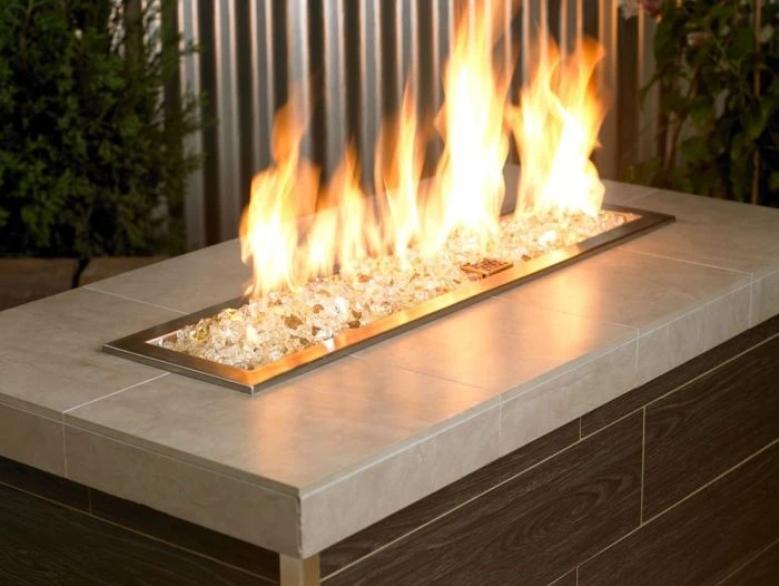 Gold Reflective Fire Glass 1/2" 6 Gold Reflective Fire Glass 1/2" - Image 4