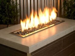 Gray Fire Glass 1/4" 10 Gray Fire Glass 1/4" -Grand Canyon aff gry flame1