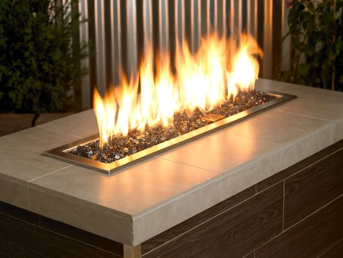 Gray Fire Glass 1/4" 6 Gray Fire Glass 1/4" - Image 4