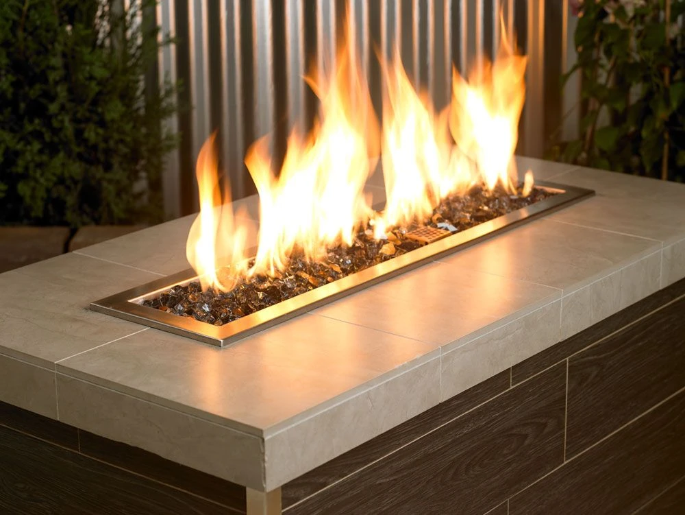 Gray Fire Glass 1/2" 6 Gray Fire Glass 1/2" - Image 4