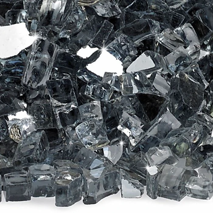 Gray Reflective Fire Glass 1/4" 5 Gray Reflective Fire Glass 1/4" - Image 3