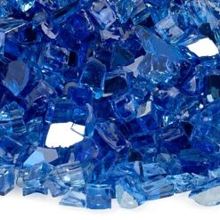 Cobalt Blue Reflective Fire Glass 1/4" 9 Cobalt Blue Reflective Fire Glass 1/4" -Grand Canyon affcoblrfc