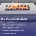4" Stainless Steel Iron Fire Balls 6 4" Stainless Steel Iron Fire Balls - Image 4