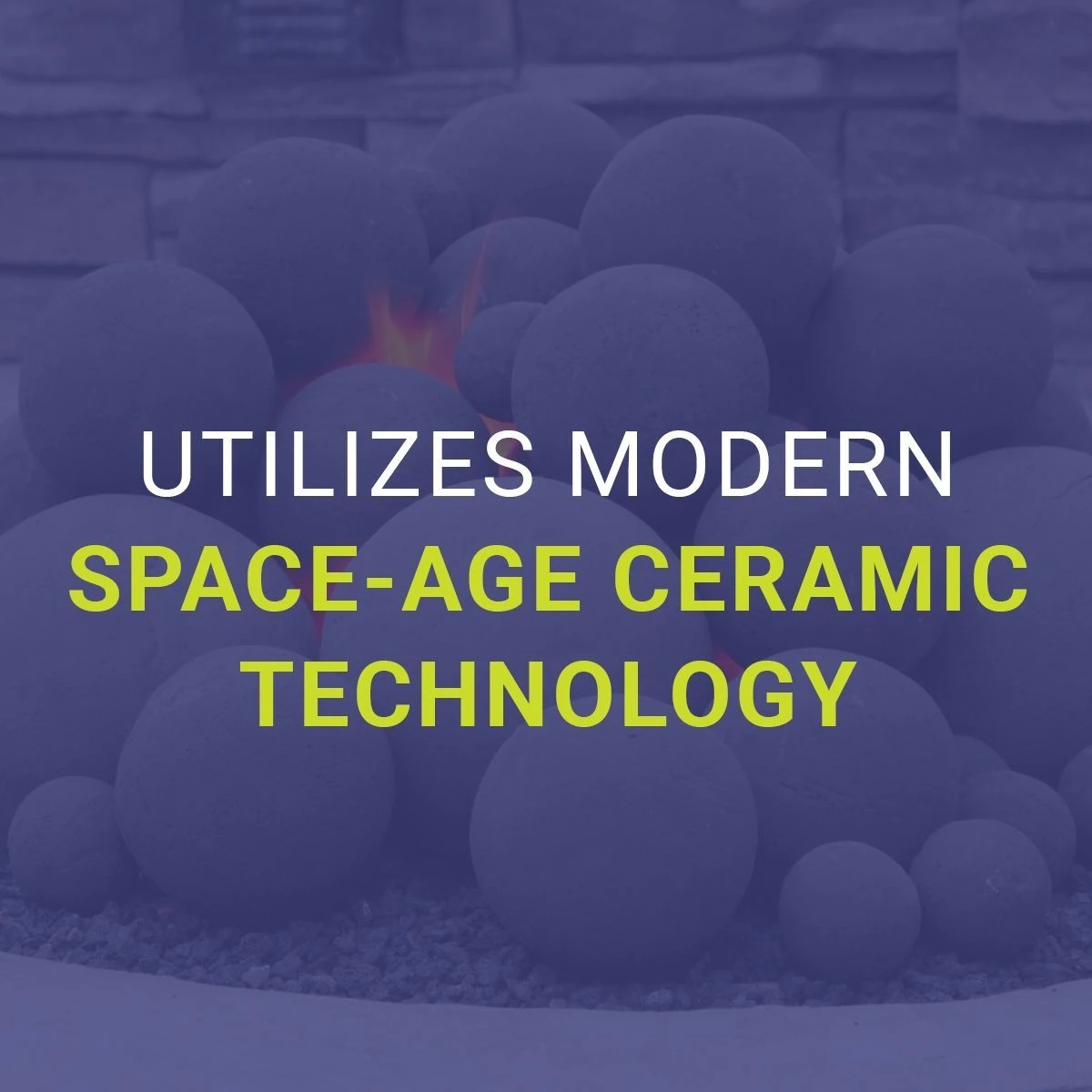 4" Cape Gray Lite Stone Fire Balls - Set Of 6 6 4" Cape Gray Lite Stone Fire Balls - Set Of 6 - Image 4