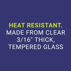 Square Tempered Glass Wind Guard For 18" Pan 10 Square Tempered Glass Wind Guard For 18" Pan -Grand Canyon afg flamegaurd2 1 1024x1024 1