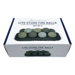 4" Natural Variety Lite Stone Fire Balls - Set Of 6 24 4" Natural Variety Lite Stone Fire Balls - Set Of 6 -Grand Canyon afg lite stone box 1 2 31fa9f79 f868 47ba 8712 fb2b92670181