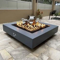 Cabo Powder Coat Steel Gas Fire Pit- Square (3 Sizes) 8 Cabo Powder Coat Steel Gas Fire Pit- Square (3 Sizes) -Grand Canyon cabo square scaled 1 1024x1024 1