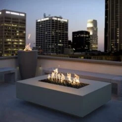 Cabo Linear Gas Fire Pit 26 Cabo Linear Gas Fire Pit -Grand Canyon cano linear lifestyle city