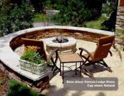 42″ Octagon Custom Stone Gas Fire Pit -Grand Canyon carlson1 1024x7901 1