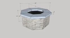 36″ Octagon Custom Stone Gas Fire Pit 37 36″ Octagon Custom Stone Gas Fire Pit -Grand Canyon chh oct36 1024x561 1