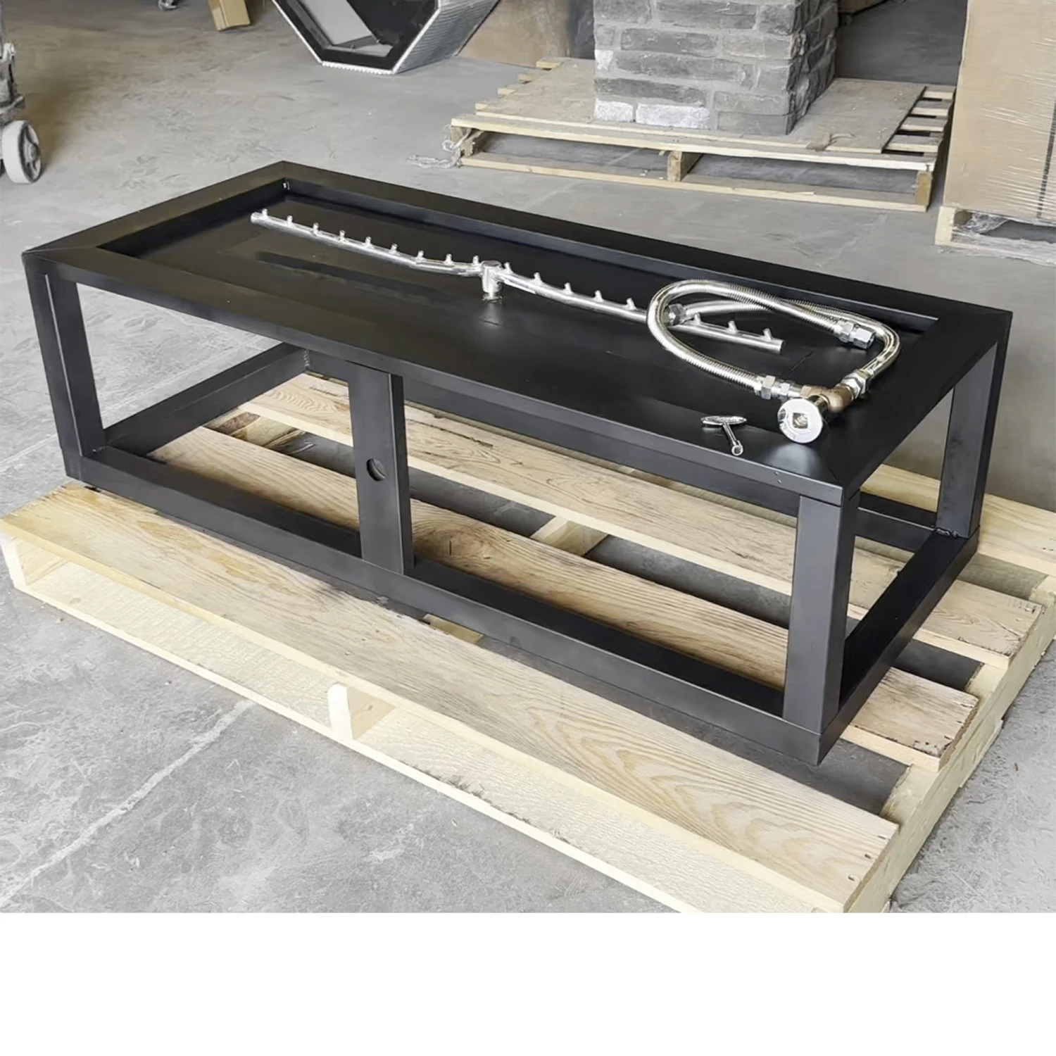 Custom Rectangle Fire Pit Kit 52″ X 22″ 4 Custom Rectangle Fire Pit Kit 52″ X 22″ - Image 2