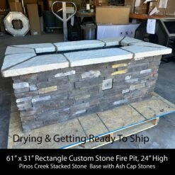 61″ X 31″ Rectangle Custom Stone Gas Fire Pit 29 61″ X 31″ Rectangle Custom Stone Gas Fire Pit -Grand Canyon chhrect6131 pinoscreek ash 24h