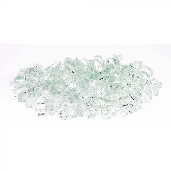 Clear Fire Glass 1/2" 5 Clear Fire Glass 1/2" - Image 3