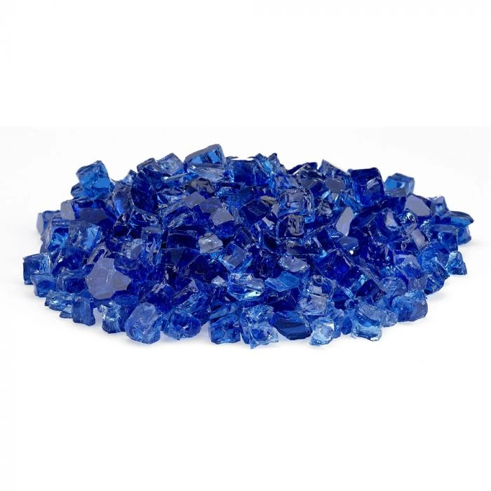 Cobalt Blue Fire Glass 1/2" 5 Cobalt Blue Fire Glass 1/2" - Image 3
