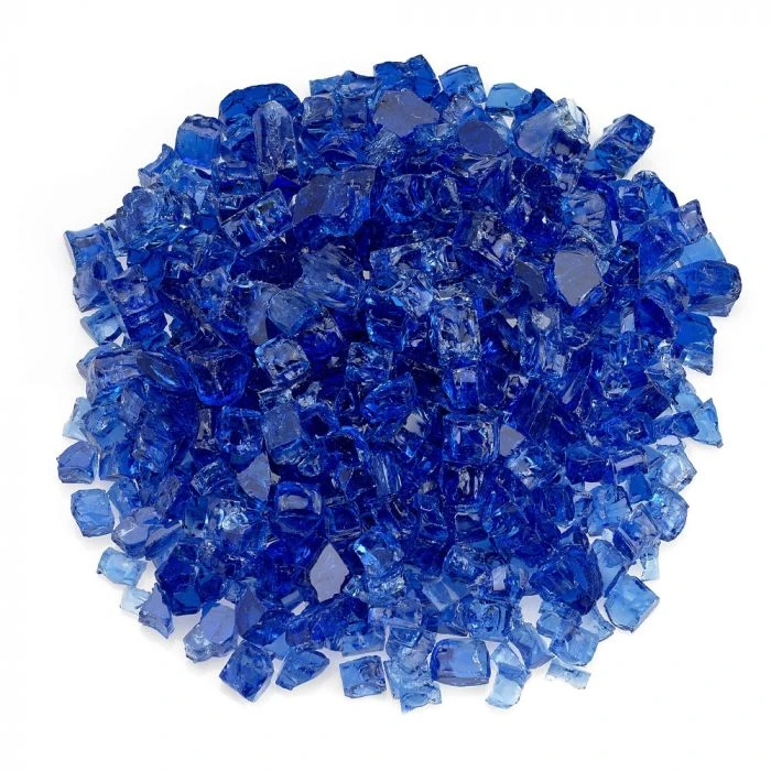Cobalt Blue Fire Glass 1/2" 3 Cobalt Blue Fire Glass 1/2"