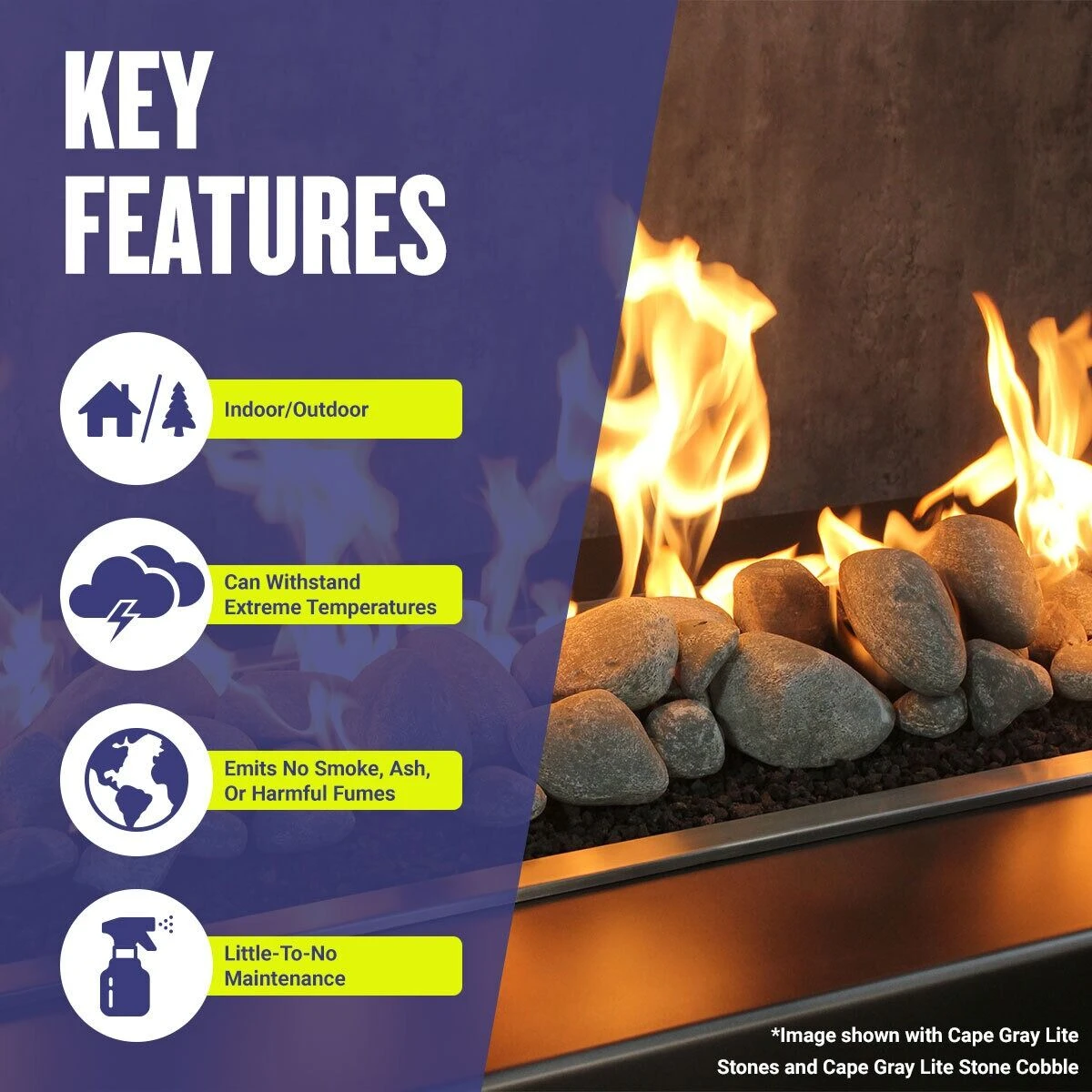 Lite Stone Cobble - Cape Grey 4 Lite Stone Cobble - Cape Grey - Image 2