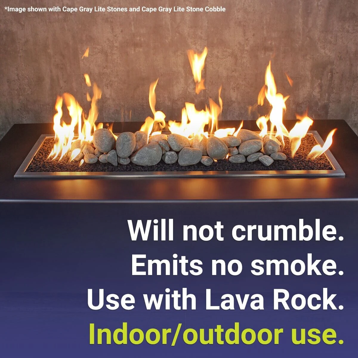 Lite Stone Cobble - Matte Black 5 Lite Stone Cobble - Matte Black - Image 3