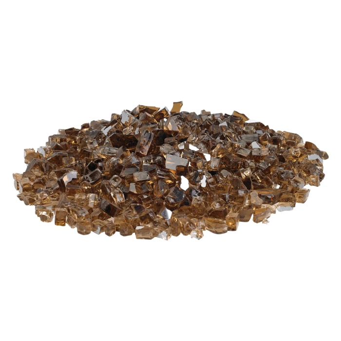 Copper Reflective Fire Glass 1/4" 5 Copper Reflective Fire Glass 1/4" - Image 3