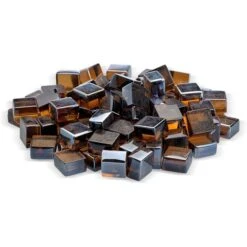 Copper Luster Cubes Fire Glass 2.0 7 Copper Luster Cubes Fire Glass 2.0 -Grand Canyon cub cop12 b 5