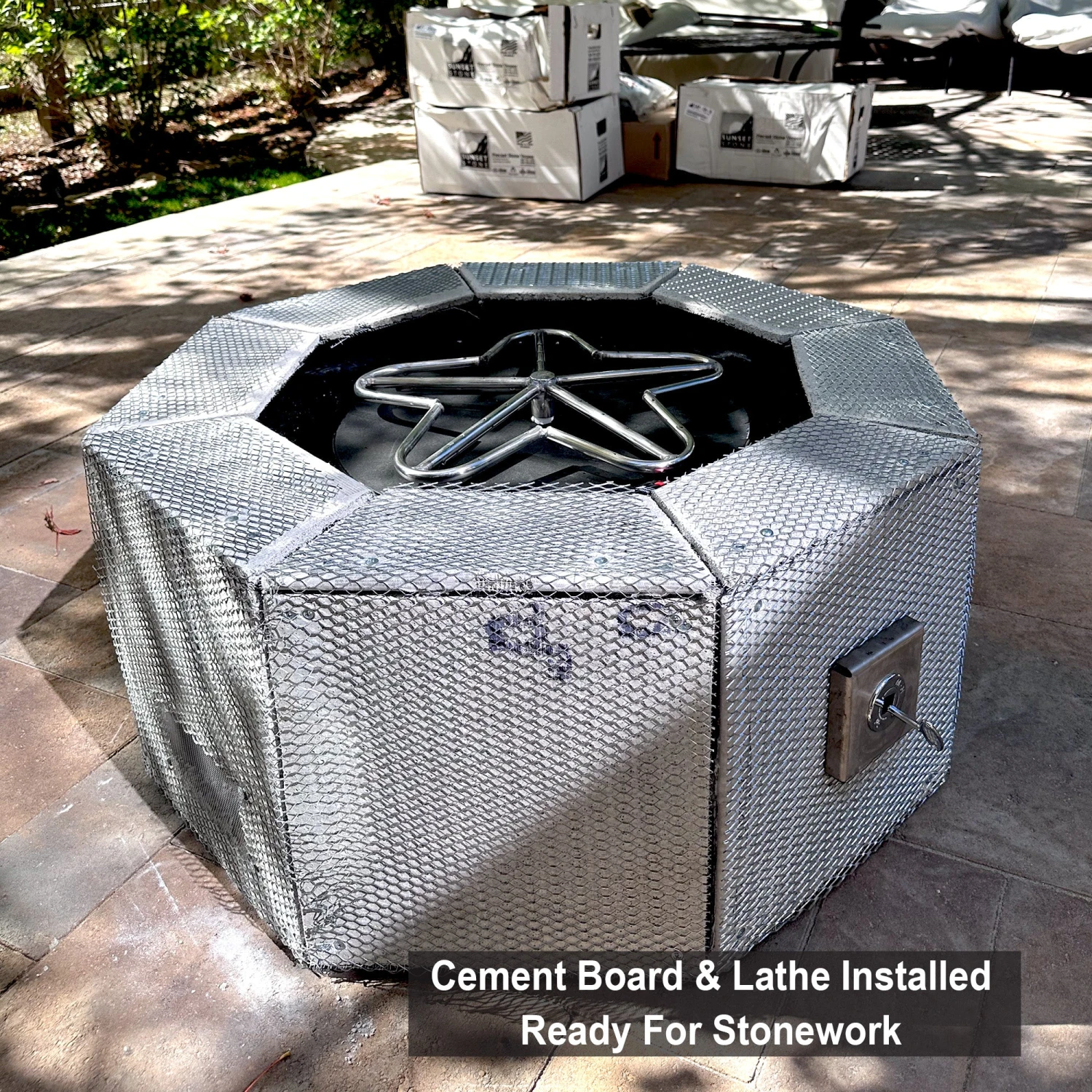 Custom Octagon Fire Pit Kit 27″ 10 Custom Octagon Fire Pit Kit 27″ - Image 8