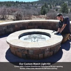12″ Burner, 13-23″ Penta Burner Kit, Custom 15 12″ Burner, 13-23″ Penta Burner Kit, Custom -Grand Canyon custom match lit kit 2