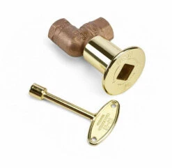 Angle Manual Ball Valve With Brass Flange