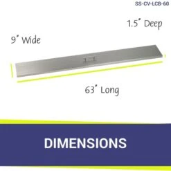 Linear Drop In Pan Covers- AFG 12 Linear Drop In Pan Covers- AFG -Grand Canyon dimensions 14 5