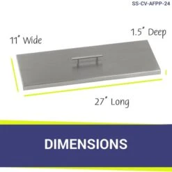Rectangular Drop In Pan Covers- AFG 14 Rectangular Drop In Pan Covers- AFG -Grand Canyon dimensions 16 2