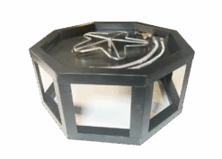 Custom Octagon Fire Pit Kit 33″ 14 Custom Octagon Fire Pit Kit 33″ -Grand Canyon diy kit0oct0with burner 1024x732 1