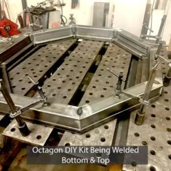 Custom Octagon Fire Pit Kit 27″ 19 Custom Octagon Fire Pit Kit 27″ -Grand Canyon diy octagon welded