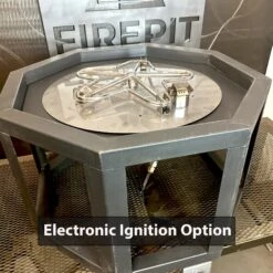 Custom Octagon Fire Pit Kit 27″ 14 Custom Octagon Fire Pit Kit 27″ -Grand Canyon electronic ignition text