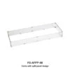Rectangular Tempered Glass Wind Guard For 48" Pan 2 Rectangular Tempered Glass Wind Guard For 48" Pan -Grand Canyon fg afpp 48