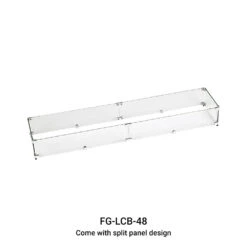 Linear Tempered Glass Wind Guard For 48" Pan